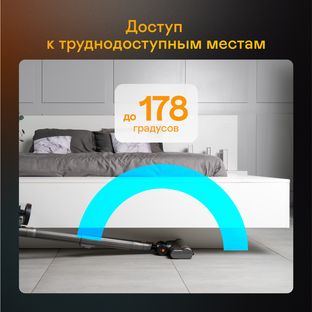 9211983 Пылесос  вертикальный  Garlyn MDC-3000  серый STDN-0085608 - Вид №26