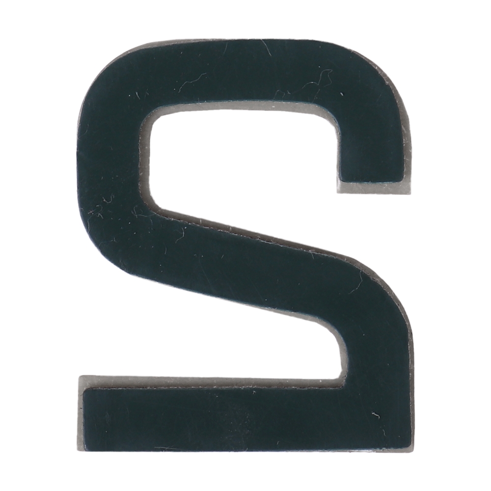 Дверной номер  «2», 32х5х40 мм, матовое серебро LJPS0091 Public Steel Россия  - Вид №4