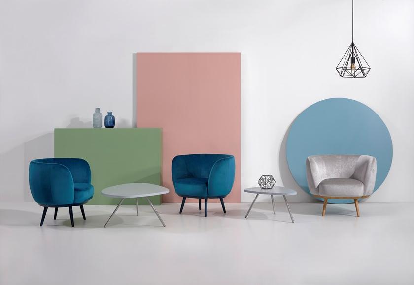 Fenabel Кресло из ткани с подлокотниками Cosmo sun-id-1383158 - Вид №2