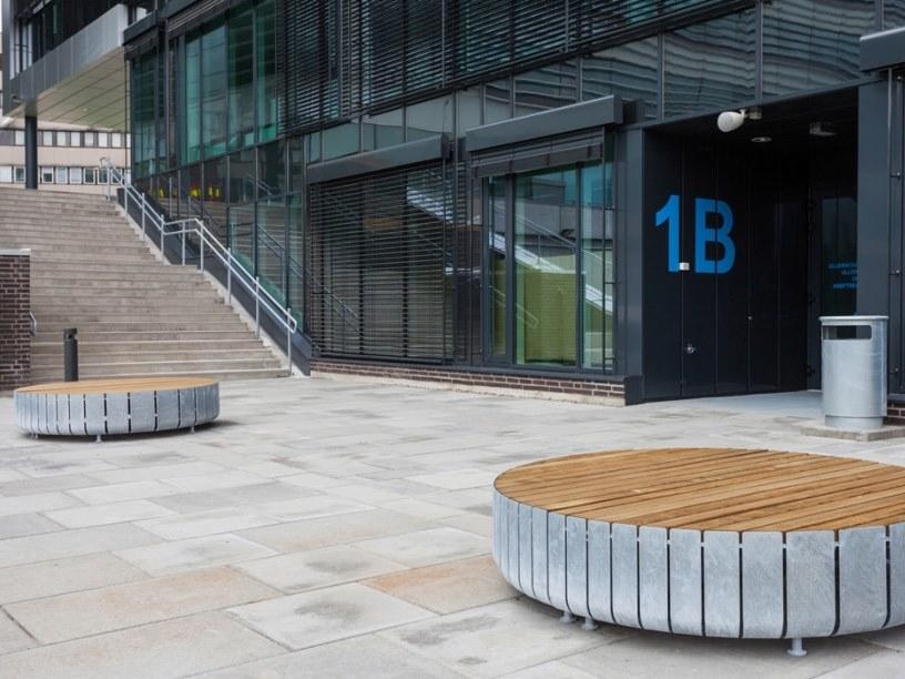 VESTRE Скамья из стали и дерева без спинки Stripes sun-id-1467434 - Вид №7