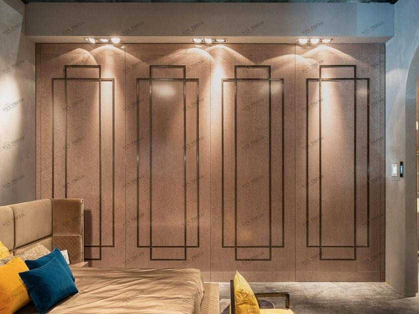 Ercole Бронированная поворотная дверь из массива дерева заподлицо со стеной sun-id-1481421