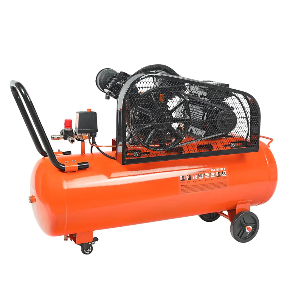 Компрессор Patriot LRM 100-480R с ременным приводом для профессионального использования 81946435 STLM-0014424 - Вид №2