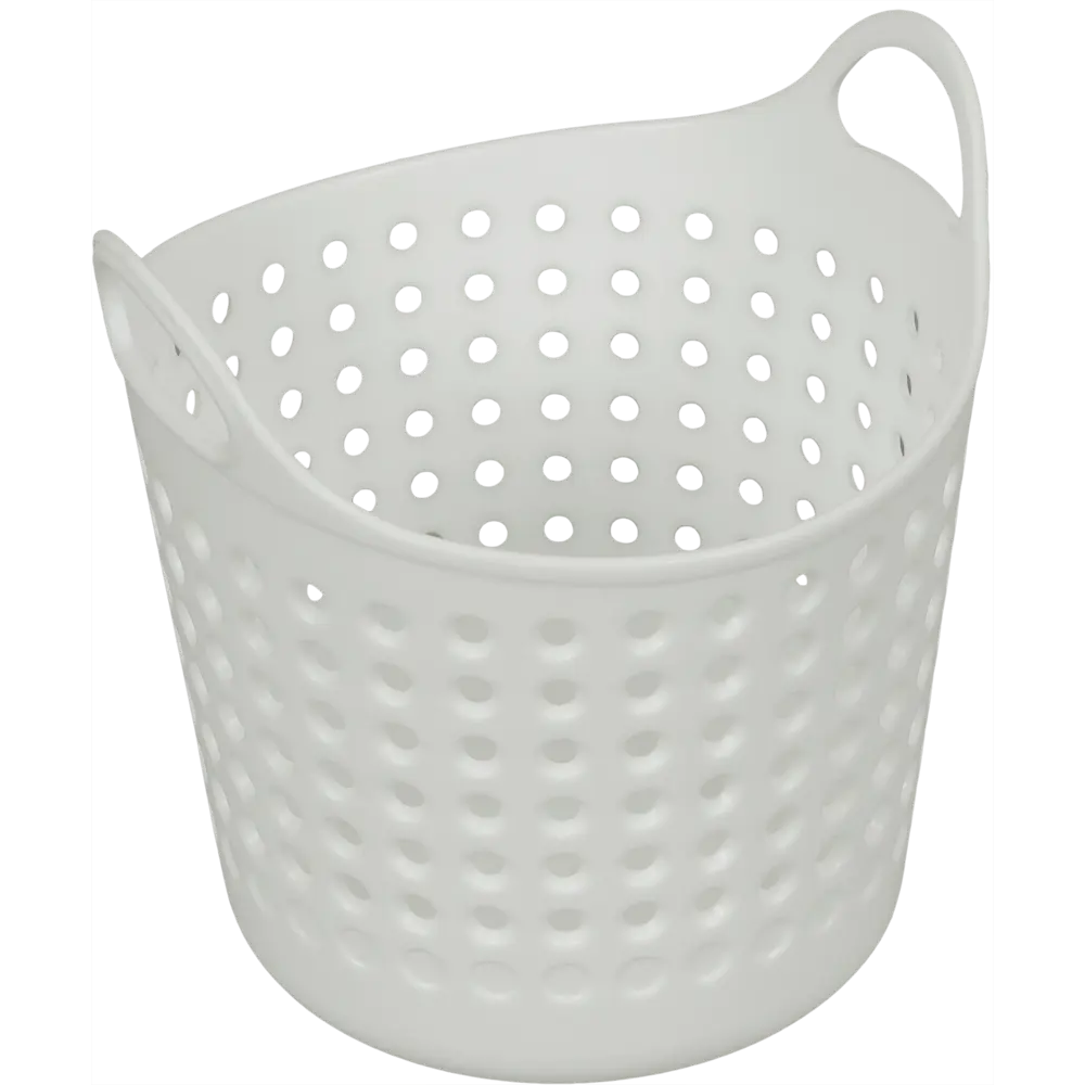 BEROSSI Белая корзинка для мелочей с перфорацией 0,35 л 82154618 Soft STLM-0020611