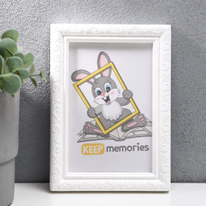 90334820 Рамка 3935829, 10х15 см, пластик, цвет белый Keep memories STLM-0189252 KEEP MEMORIES