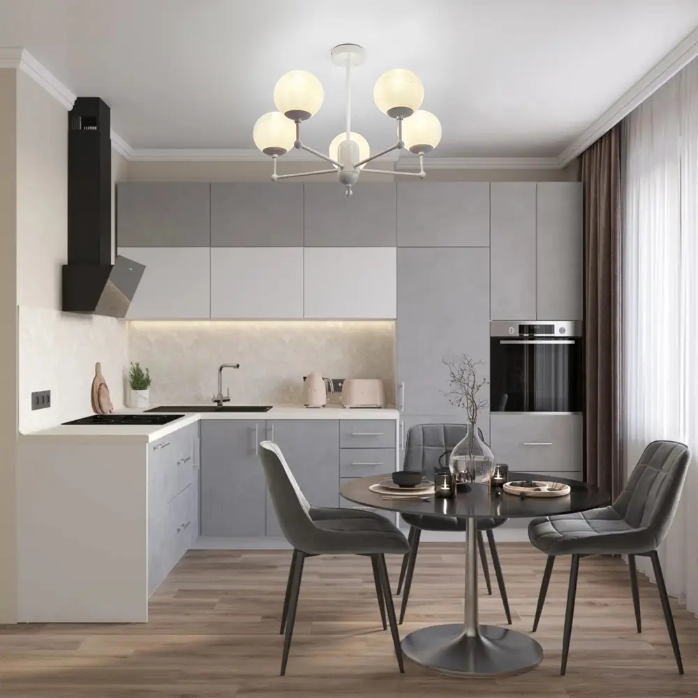 Подвесной светильник Freya Aris с 5 плафонами для современного интерьера 89426755 STLM-1572765 - Вид №7