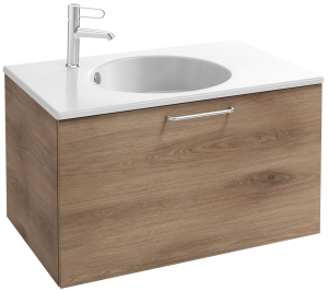 EB2512-R5-NR4 Тумба под столешницу 80 см, 1 верхний ящик, хромированная ручка JACOB DELAFON ODÉON RIVE GAUCHE