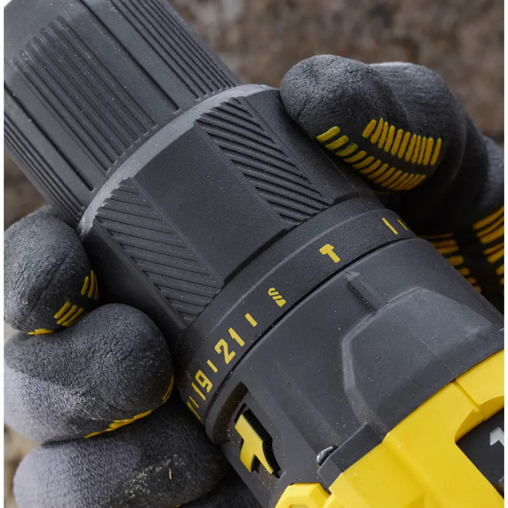 Дрель-шуруповерт аккумуляторная ударная Stanley Fatmax SCD718D2K, 18 В Li-ion 2х2 Ач STLM-2038044 - Вид №15