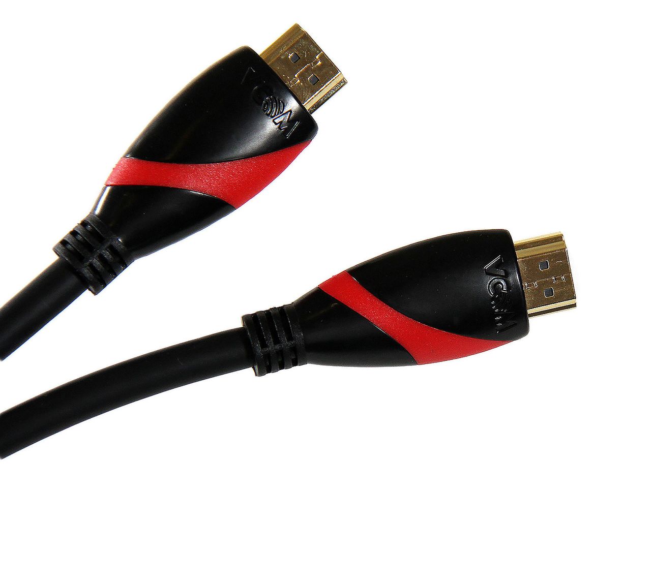 CG525-R-1.8 Кабель hdmi 19m/m ver. 2.0 black red, 1.8m <> VCOM Santreyd  - Вид №2