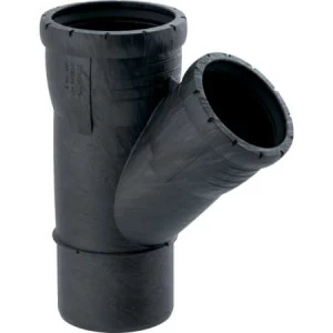 GEBERIT 393.636.14.1 Тройник Geberit Silent-Pro 45°