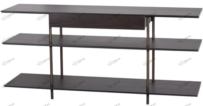 Potocco Открытый отдельно стоящий деревянный книжный шкаф Arial 870\ms