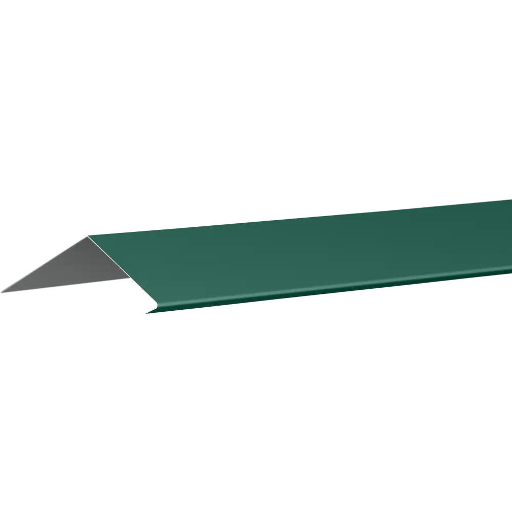 Планка карнизная 100x60 мм 2 м 0.4 мм RAL 6005 зеленый 12232044 STLM-2014548 Santreyd 