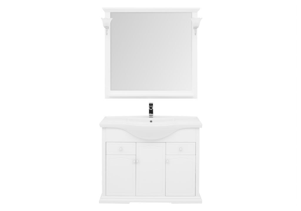 Мебель для ванной Aquanet Лагуна Классик 105 белый 00203778 - Вид №2