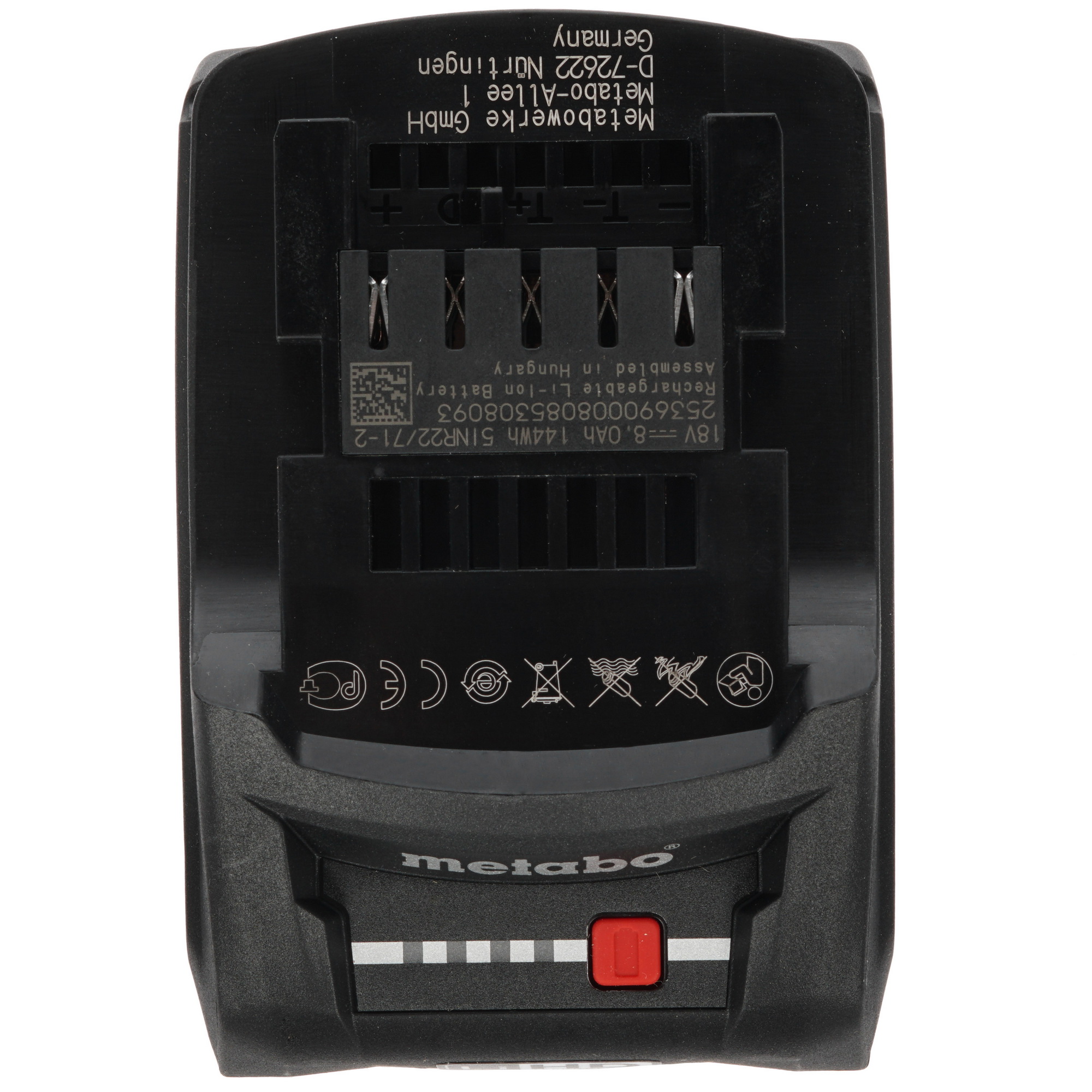 Набор аккумуляторов с зарядным устройством Metabo Basic-Set 685131000 CAS 18V 8121213 STDN-0094405 - Вид №3