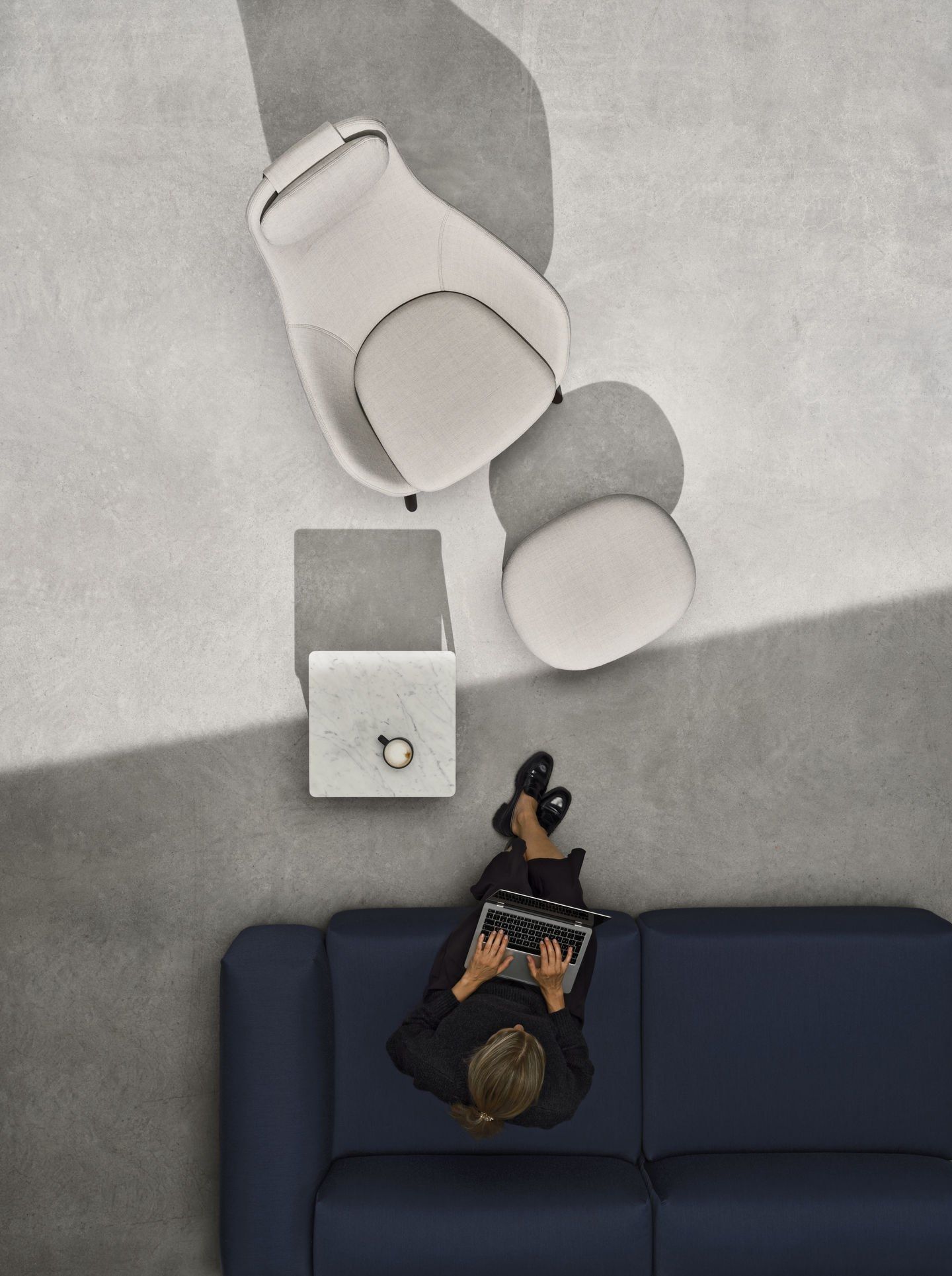 Тканевое кресло с подголовником VITRA HAL Lounge ARCH-00081015 - Вид №16