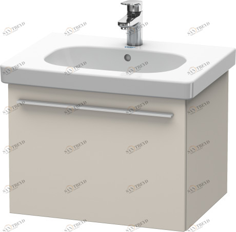 XL605109191 X-Large Тумбочка подвесная Серо-коричневый декор Duravit