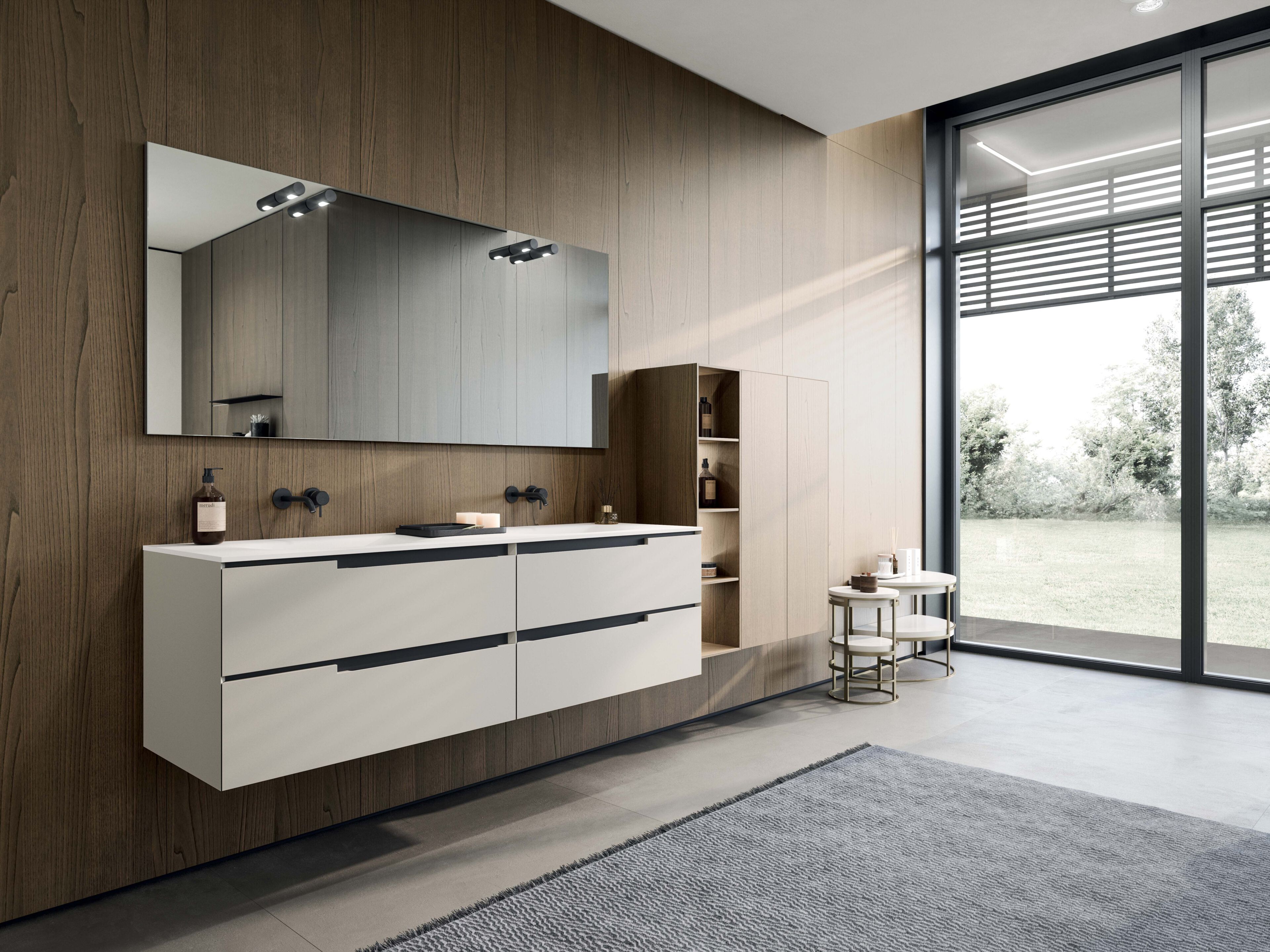 Полная мебель для ванной комнаты OASIS профиль ARCH-00134786