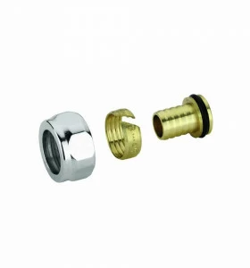 Carlo Poletti A55607J Переходник для многослойной трубы, гайка шестигранная.