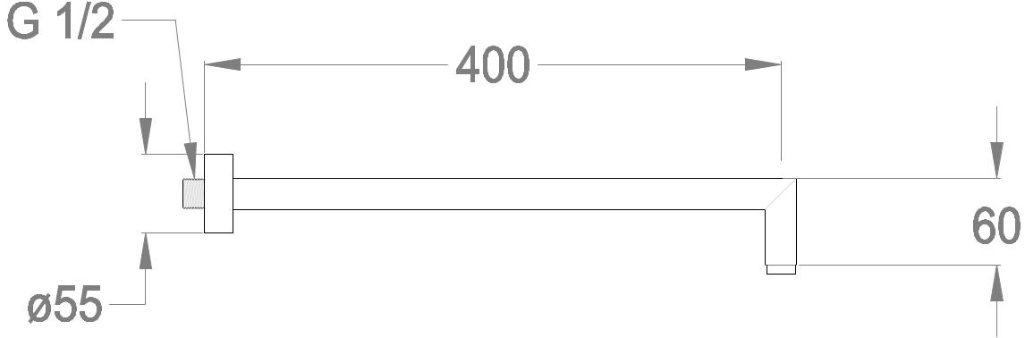 Fir Italia Настенный держатель для душа Soffioni doccia 0554241 - Вид №1