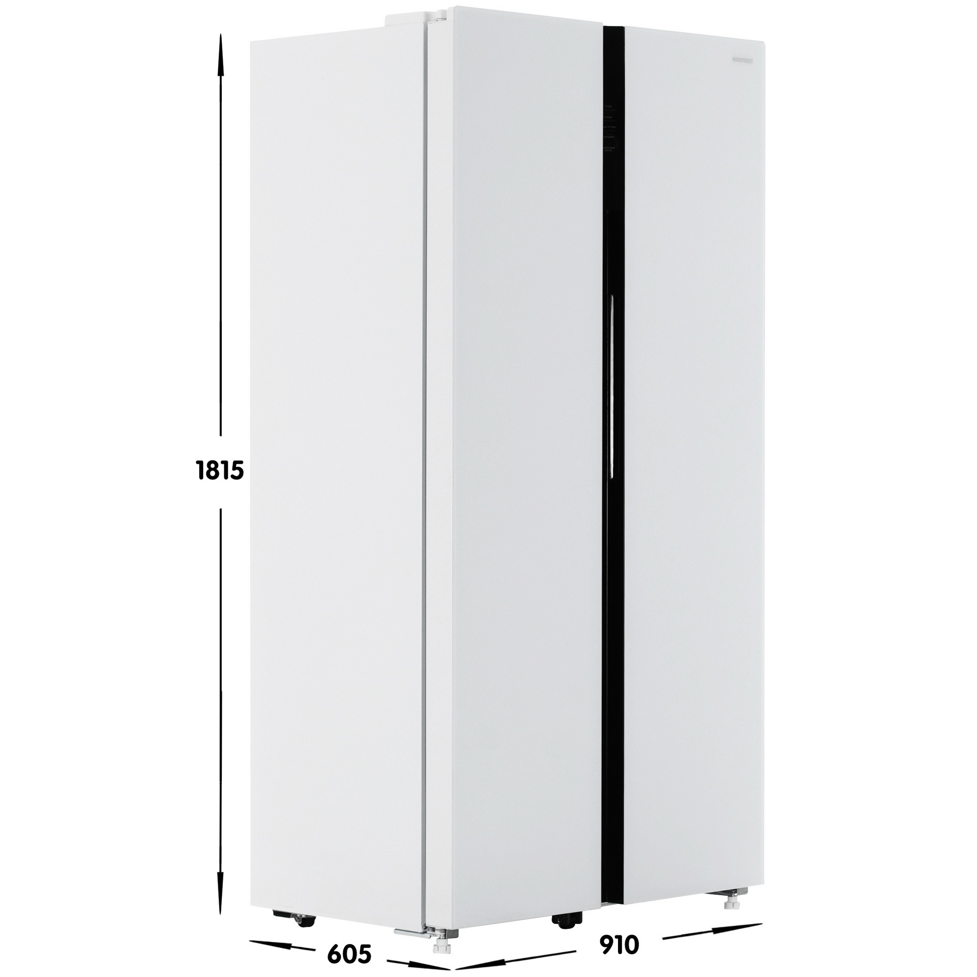 9069201 Холодильник Side by Side   Nordfrost RFS 525DX NFGW белый STDN-0088664 - Вид №6