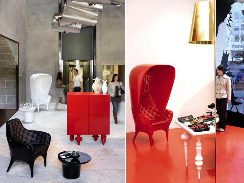 BD Barcelona Design Кресло с мягкой обивкой из тафтинга Showtime sun-id-1416981 - Вид №3