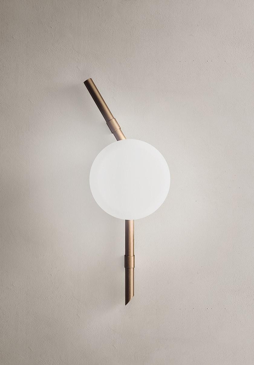 KUNDALINI Настенный светильник из опалового стекла Floed sun-id-1408996 - Вид №1