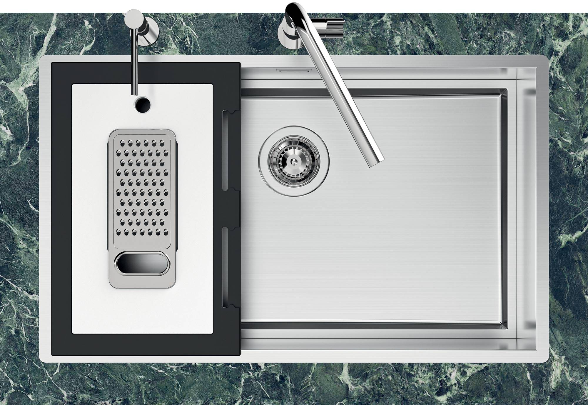 Раковина из нержавеющей стали Foster Quadra Evo ARCH-00084129 - Вид №8