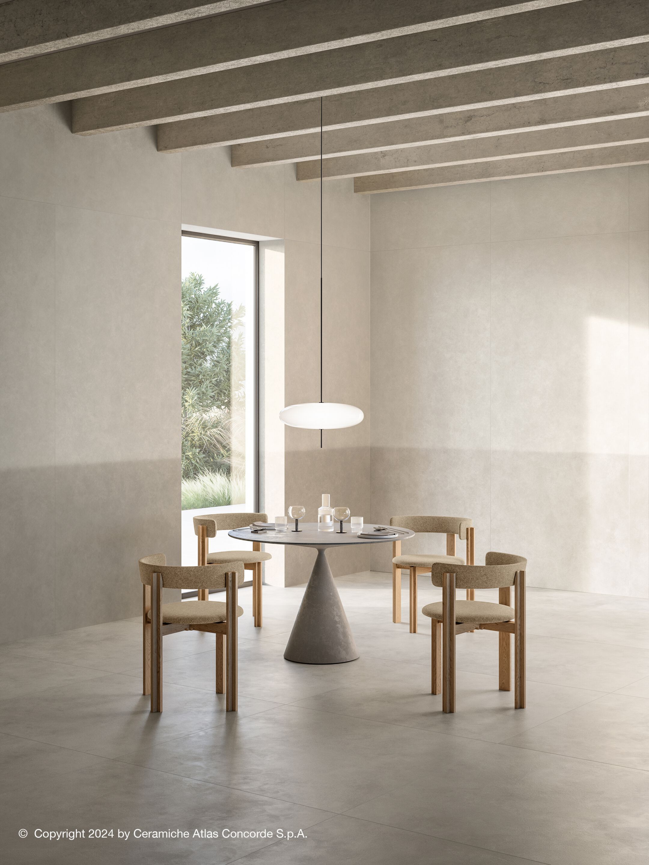 Пол / керамогранит с эффектом цемента Atlas Concorde Boost Expression ARCH-00072605 - Вид №29