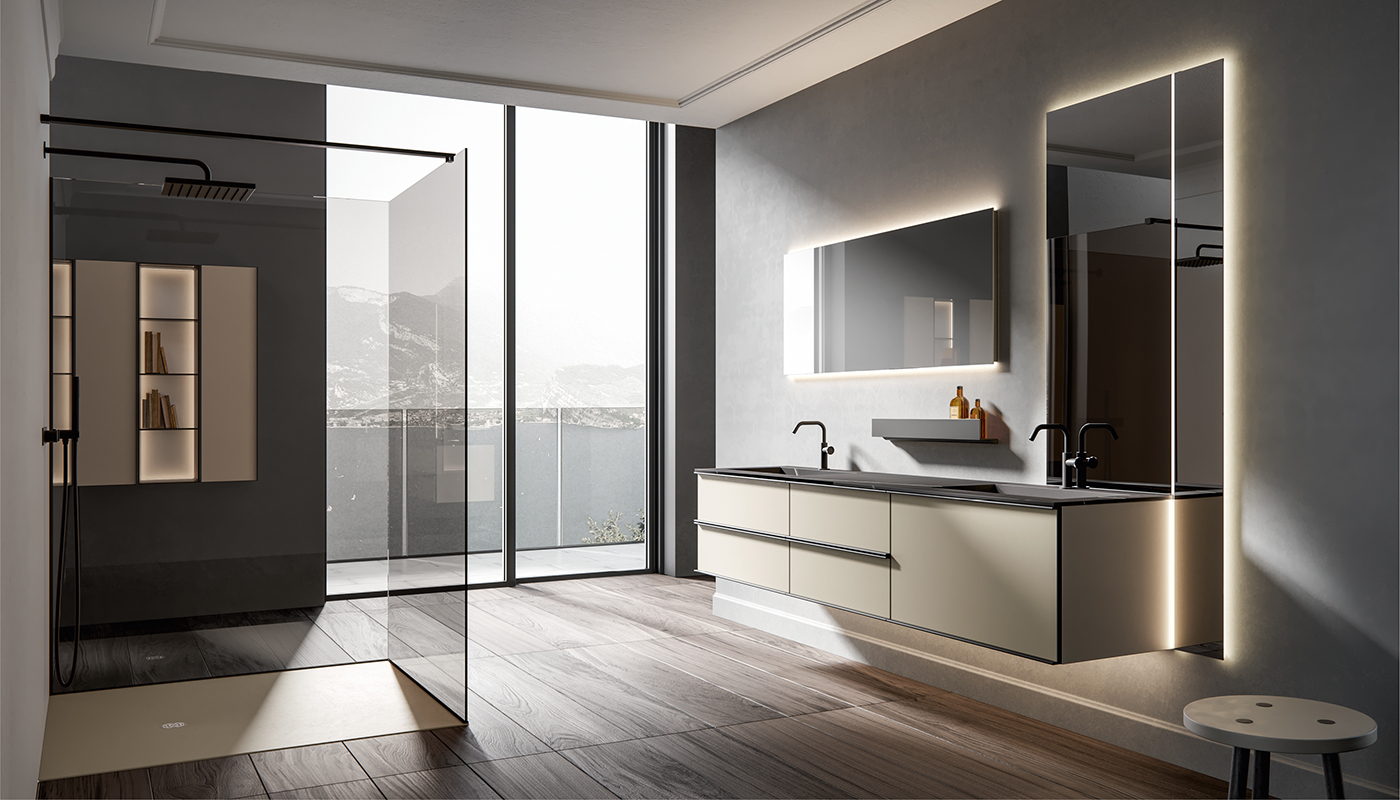 Edone ДВЕРЬ С АЛЮМИНИЕВОЙ РАМОЙ доступен в четырех вариантах отделки sun-id-2009026 - Вид №10