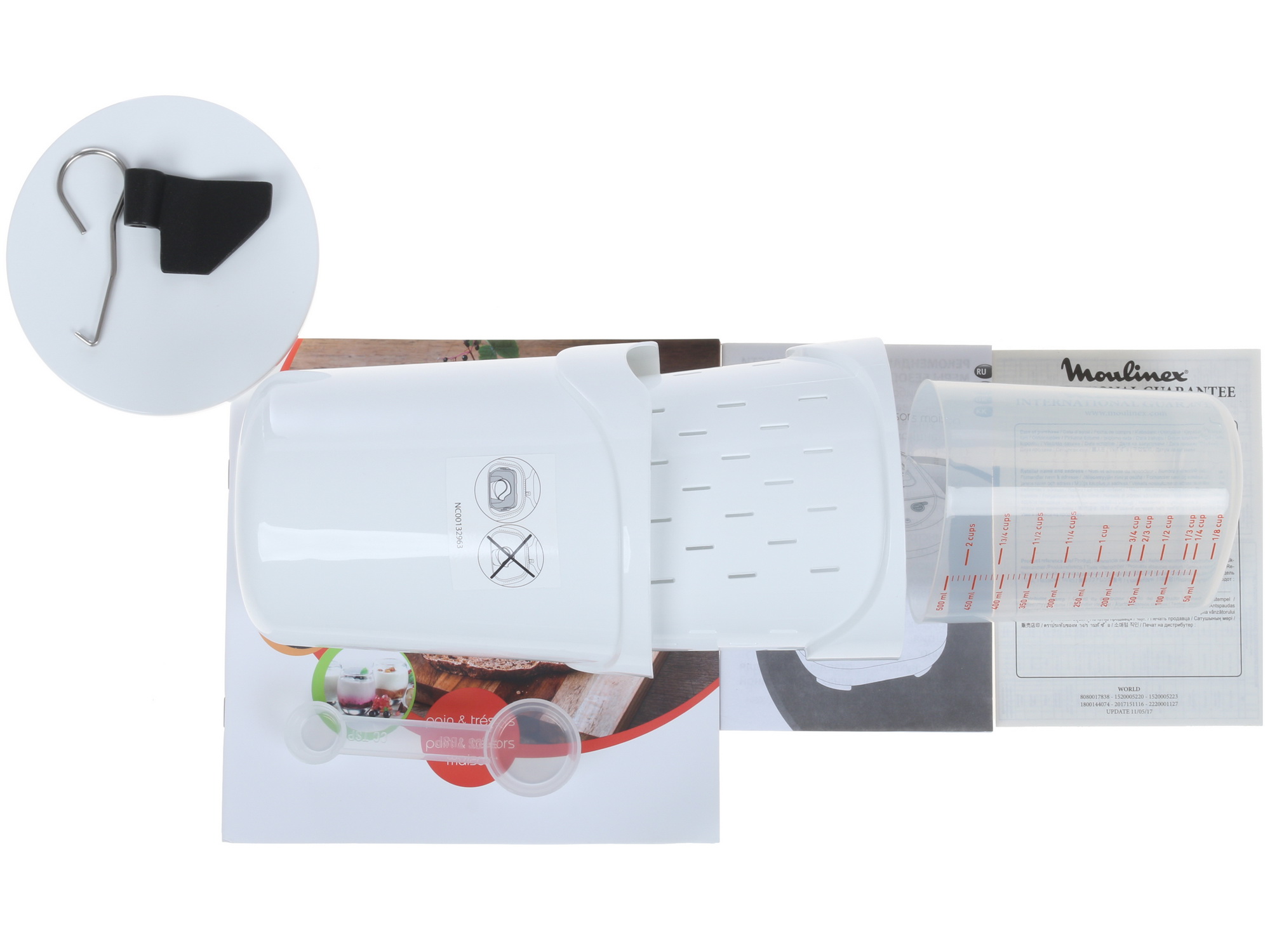 1246135 Хлебопечь Moulinex OW250132 Pain Tresors белый STDN-0063541 - Вид №7