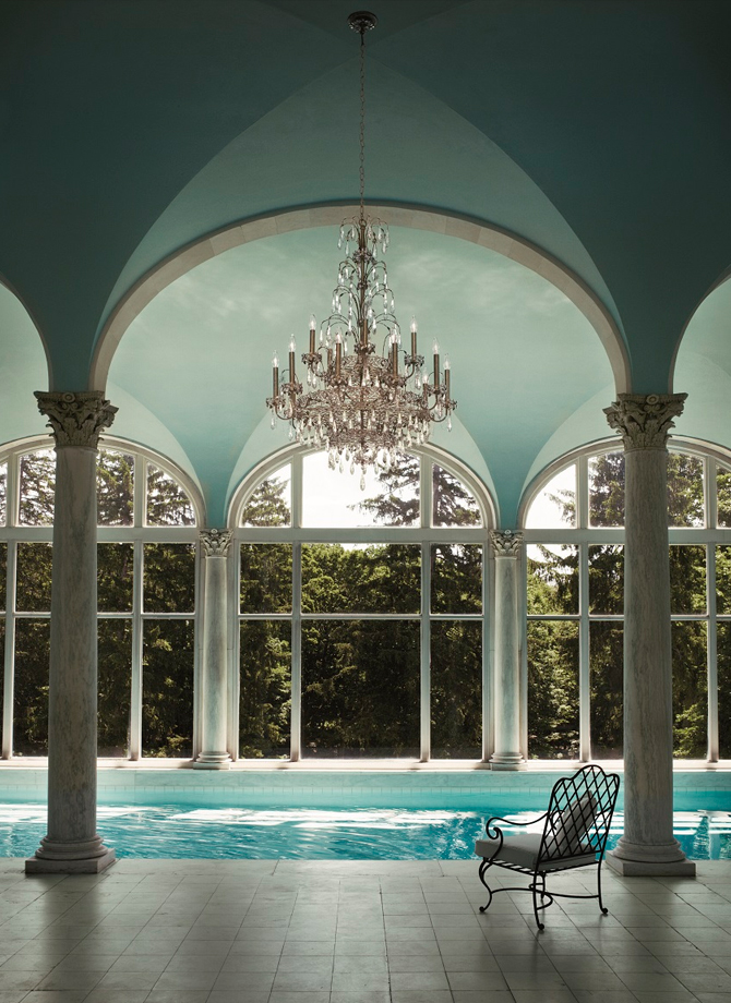 Люстра EK6508-48 S от Schonbek серебряная SCHONBEK ДИЗАЙНЕРСКИЕ 246664 Серебряный  - Вид №5