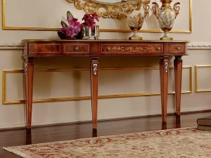 Barnini Oseo Консоль-полумесяц с ящиками Reggenza luxury X056