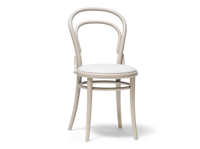 Деревянный стул с мягким сиденьем TON N° 14 ARCH-00078815