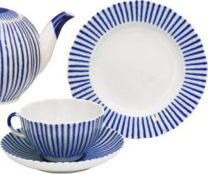 10547418 Императорский фарфоровый завод Сервиз чайный 6/20 "Французик" "Тюльпан" Фарфор твердый