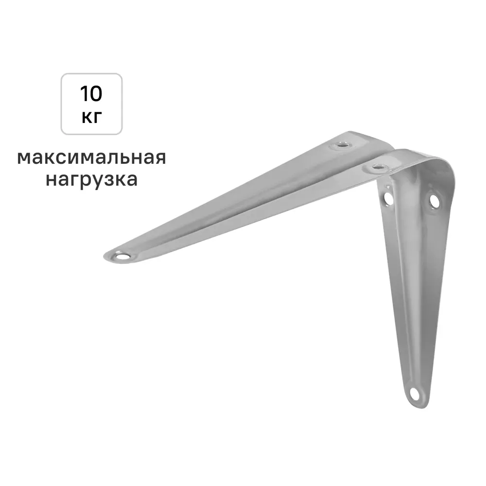 Утилитарный кронштейн Normo 10x12.5 см нагрузка до 10 кг цвет серый 89438042 STLM-2101451 Santreyd 