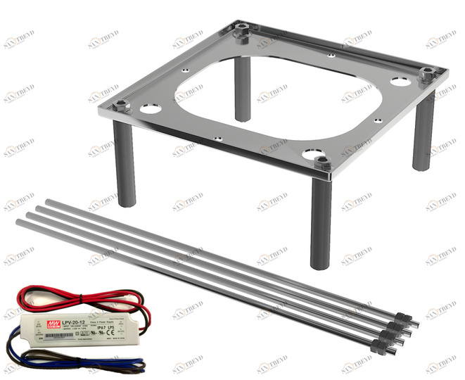 FIR Italia Потолочный душ BUILT-IN PARTS 05.2449.6 