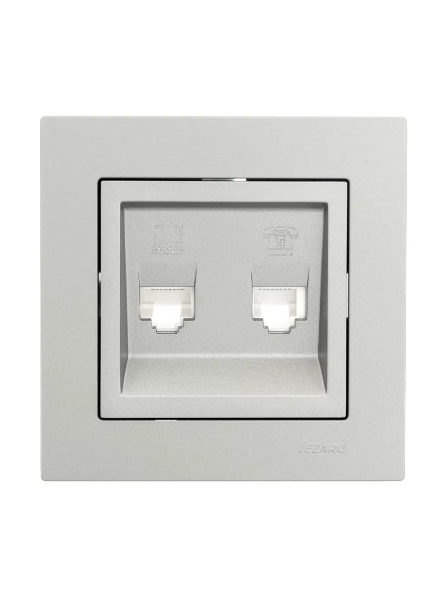 VESNA Рамка горизонтальная платина LEZARD 742-3500-146 - Вид №3