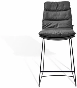 KFF Барный стул на санях со спинкой Arva