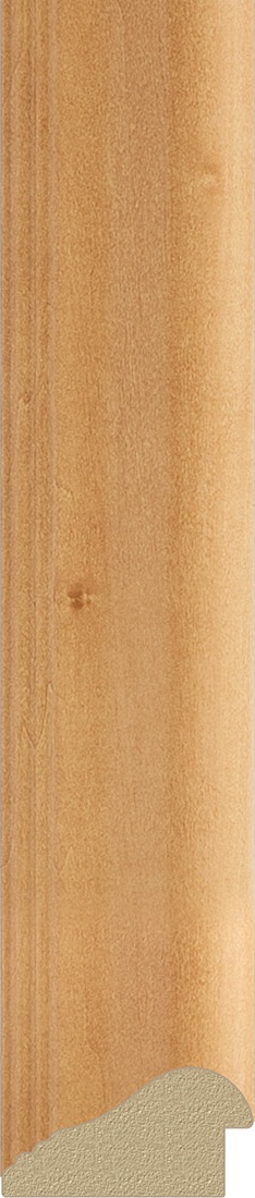 BY 1143 Зеркало с фацетом в багетной раме - сосна 62 mm EVOFORM Exclusive - Вид №2