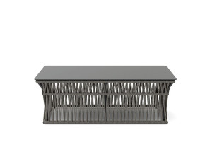 Алюминиевый прямоугольный журнальный столик