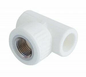 Тройник KALDE переходной ВР D20х1/2"х20 полипропиленовый белый