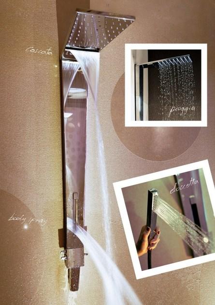 tender rain Настенная душевая стойка из латуни с душевой лейкой Sharp sun-id-1398319 - Вид №4