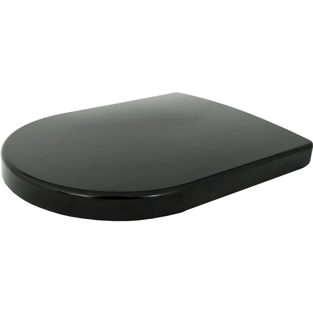 82150236 Сиденье для унитаза Berges Wasserhaus Uno So Black дюропласт микролифт цвет чёрный STLM-0971613 - Вид №1
