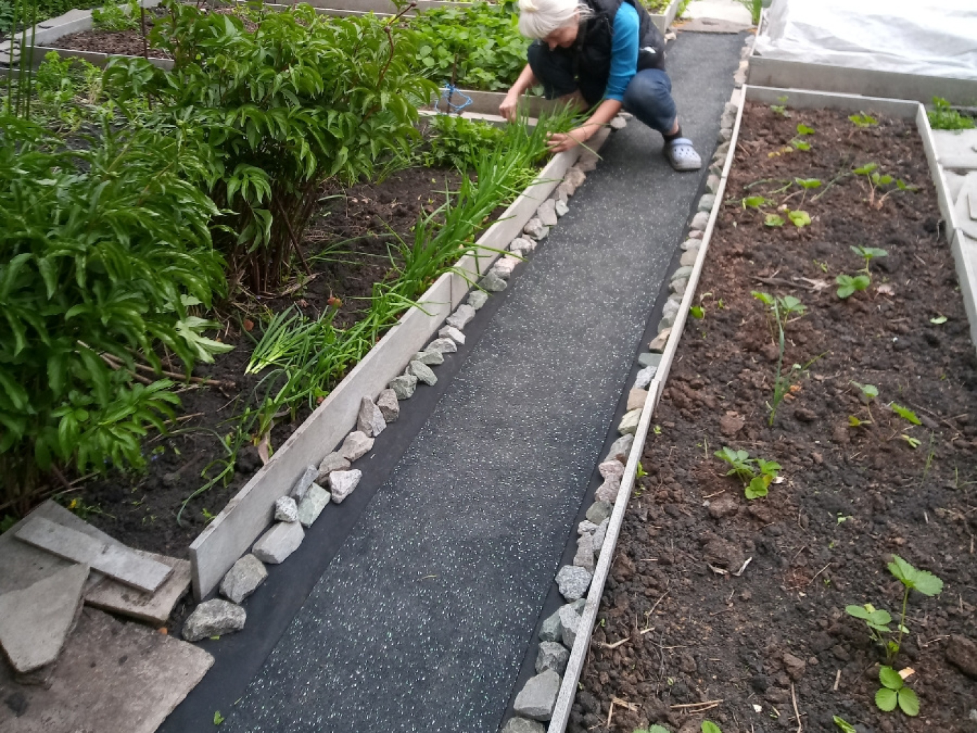 100.3.3AG.Bc Садовая дорожка резиновая Alegria garden  - Вид №7