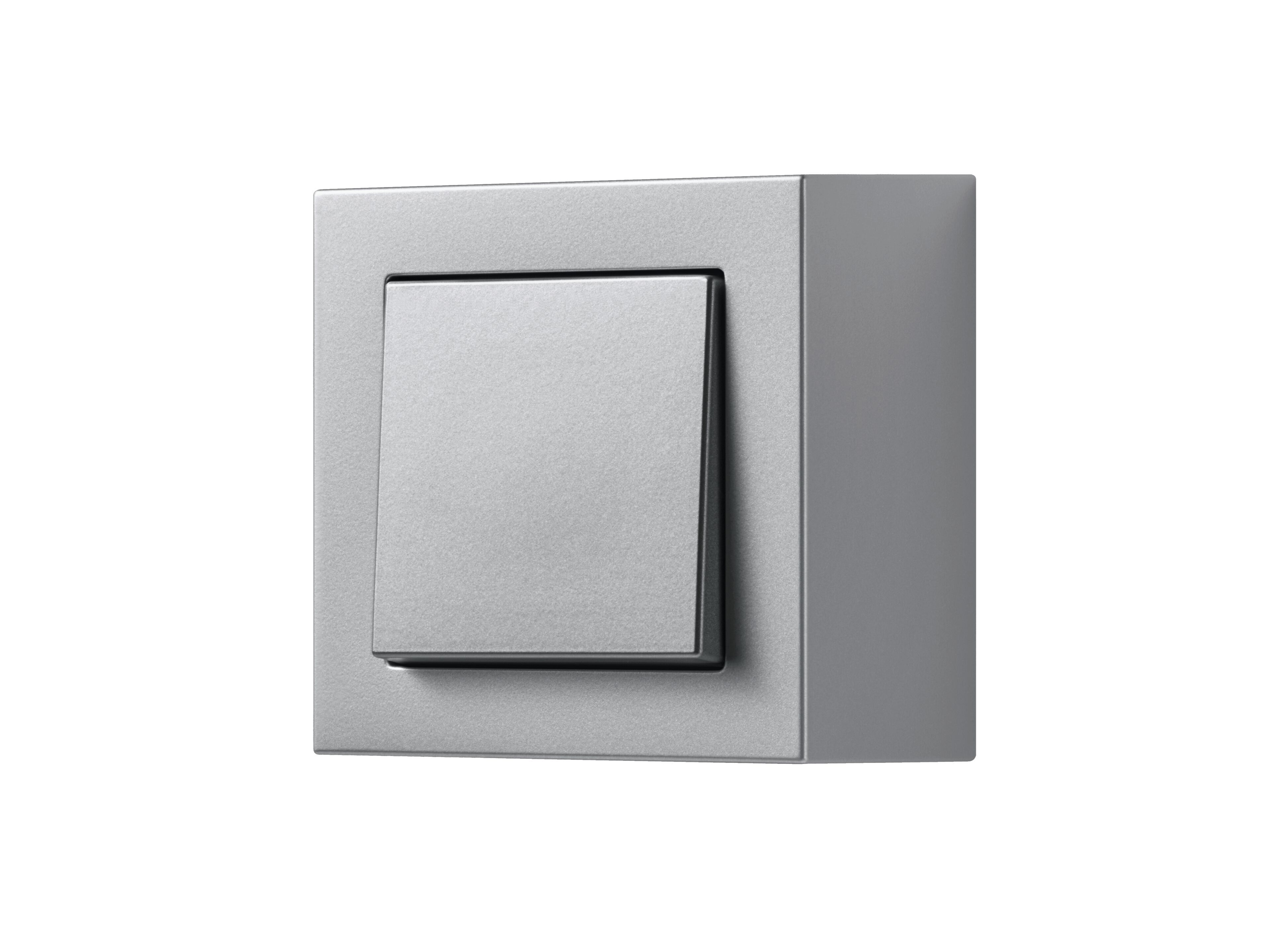 Алюминиевый переключатель JUNG A CUBE ARCH-00070946 - Вид №1