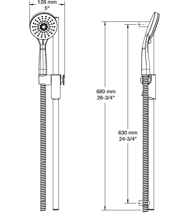Термостатический набор для душа с душем BARIL Flora B47 ARCH-00016130 - Вид №3