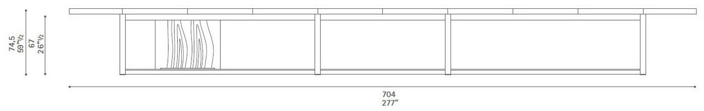 Poltrona Frau Прямоугольный стол для совещаний L'ufficio - sistemi direzionali sun-id-1462740 - Вид №6