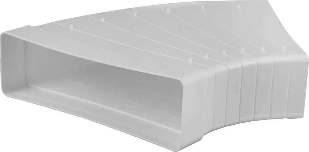 Горизонтальное разноугловое колено EQUATION для систем вентиляции 60×204 мм 18155887