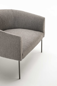 Съемное тканевое кресло с подлокотниками