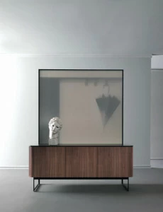 Caccaro Вешалка из орехового дерева с распашными дверцами Sideview