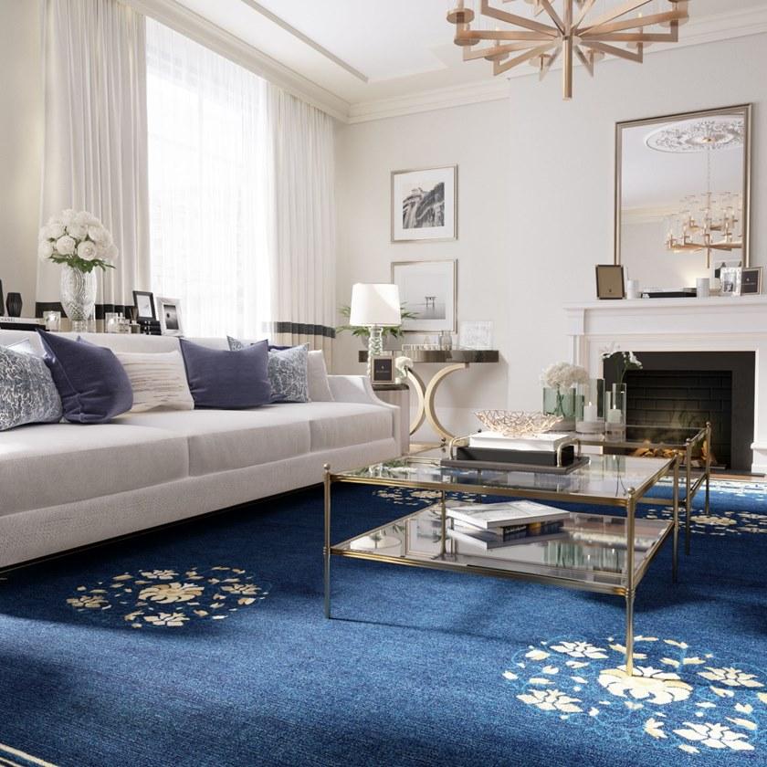 Tapis Rouge Прямоугольный коврик ручной работы Chinoiserie Tr1377 - Вид №1